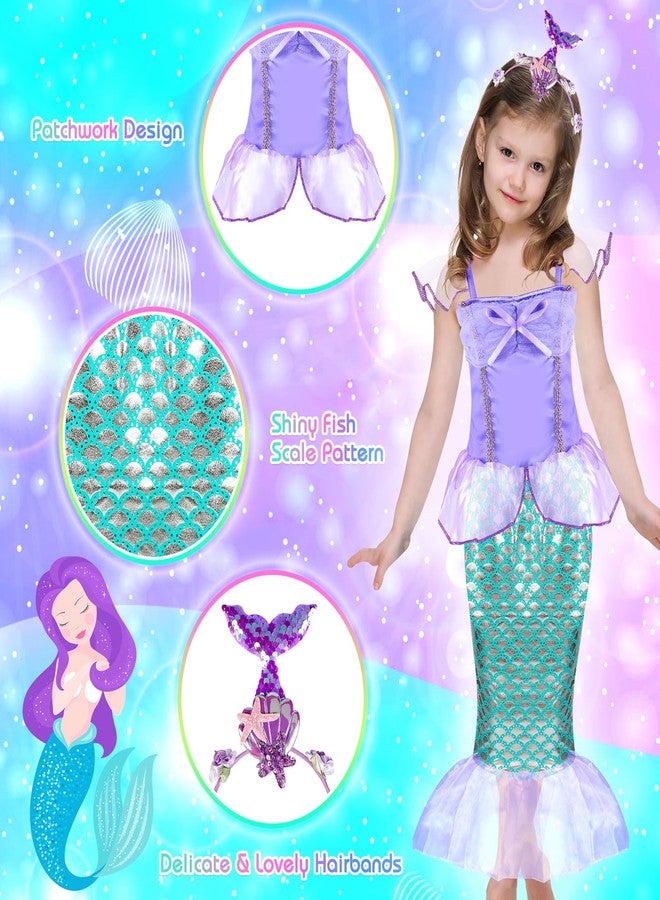 EULRGAUS Princess Dress Up, Dress Up Clothes for Girls 3-6, Cosplay Princess Costume Gift Set with Princess Dresses and Princess Toys, Pretend Play Toddler Girl Toys, Halloween Christmas Birthday Gift - Image 5